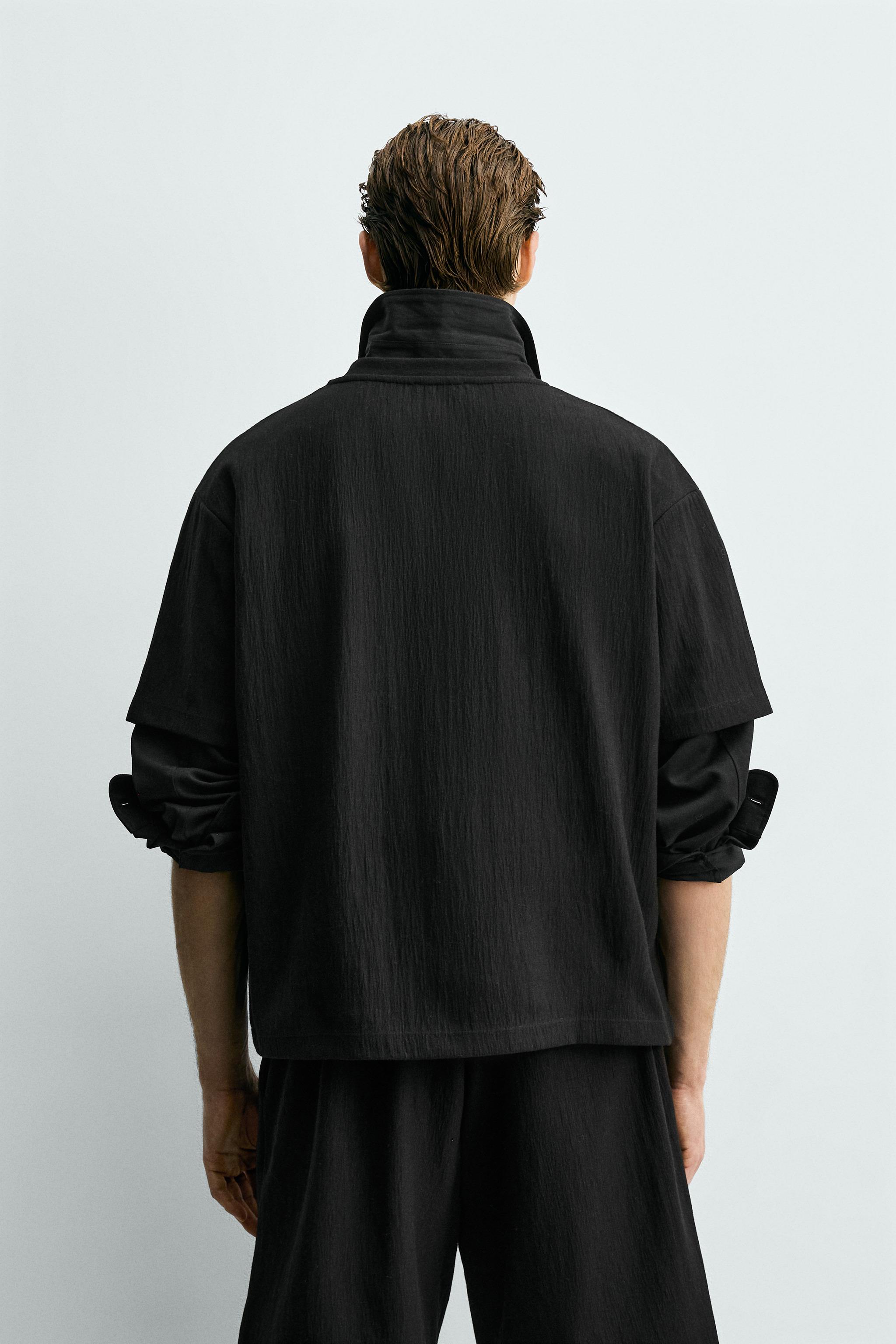 RELAXED FIT TEXTURED T-SHIRT